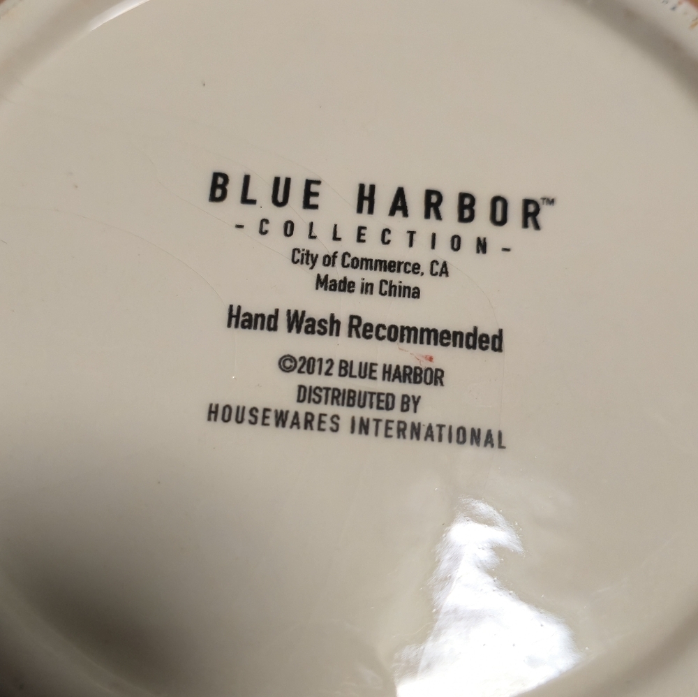 Blue Harbor 2012 Santa Claus Nesting Ceramic Holiday Bowls Set of 3 Red White - Picture 3 of 10